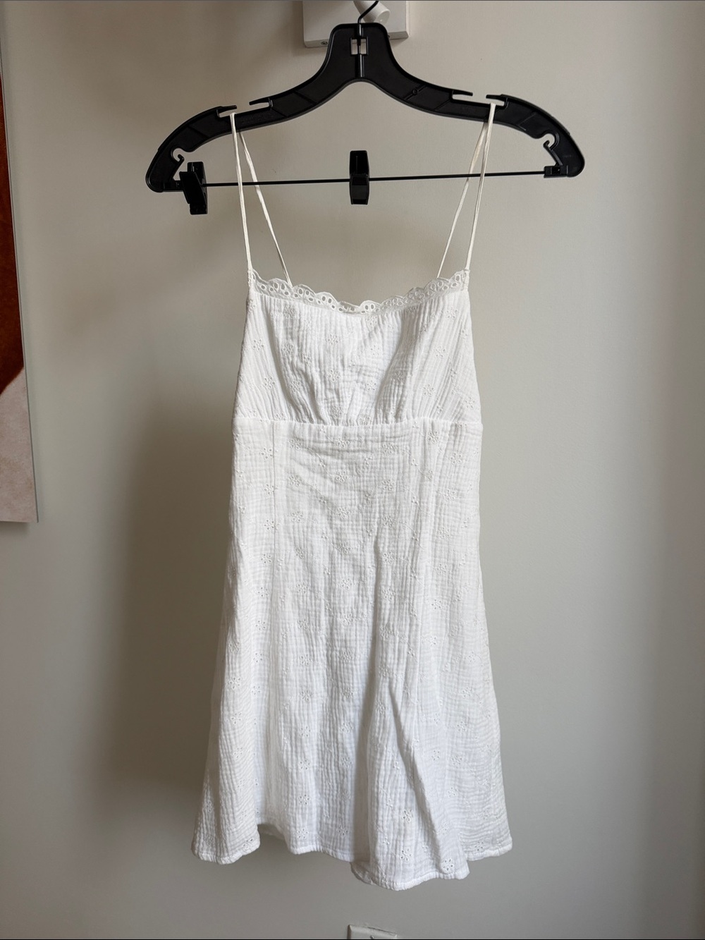 Eye of the needle White Lace-Trim Slip Dress - Women Intimates & Sleepwear